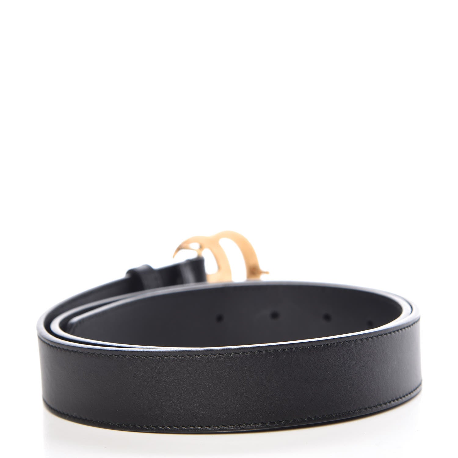 Gucci Calfskin Double G 30mm Belt 90 36 Black 4 of 13