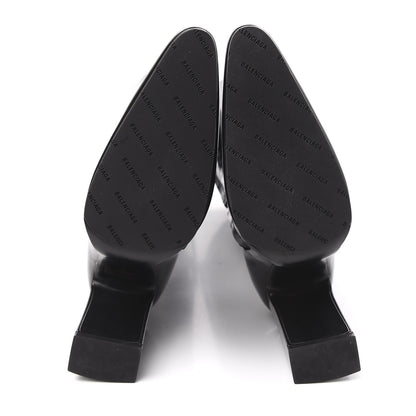 Balenciaga Patent Knee High Calfskin 110mm Boots 38 Black 5 of 8