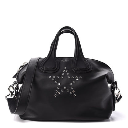 Givenchy Calfskin Star Embellished Small Nightingale Black 1 of 10