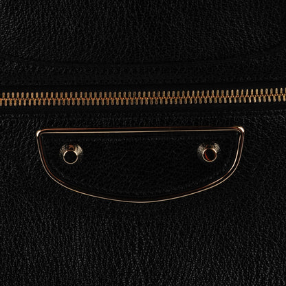 Balenciaga Chevre Gold Metallic Edge Hardware City Black 13 of 15