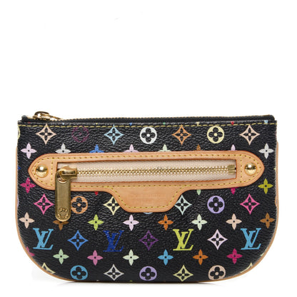 Louis Vuitton Monogram Multicolor Pochette Plate MM Black 1 of 7