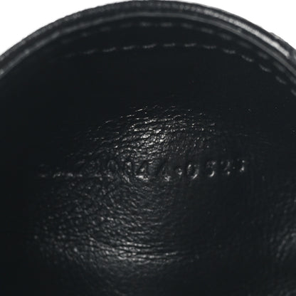 Saint Laurent Crinkled Calfskin Matelasse Monogram Niki Airpods Holder Micro Bag Black 6 of 10