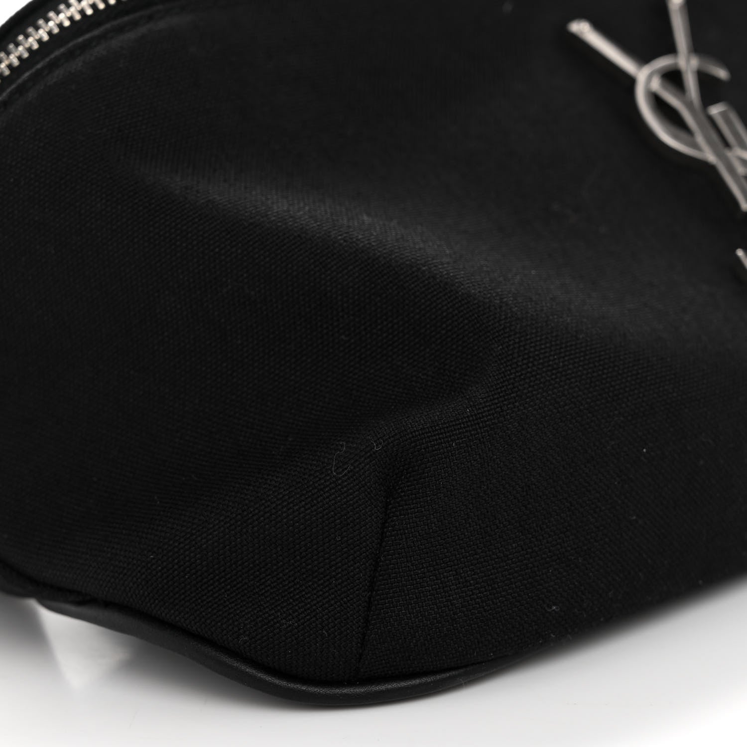 Saint Laurent Canvas Monogram Belt Bag Black 8 of 9