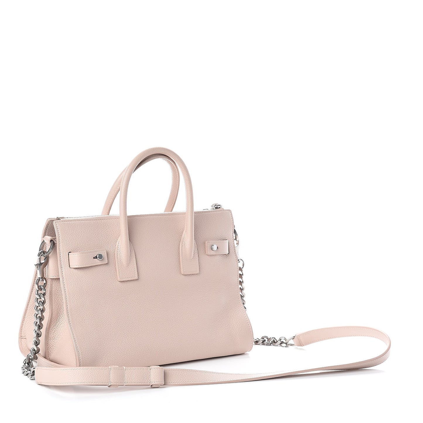 Grained Calfskin Baby Sac De Jour Souple Marble Pink