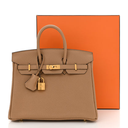 Hermes Togo Birkin 25 Chai 11 of 11