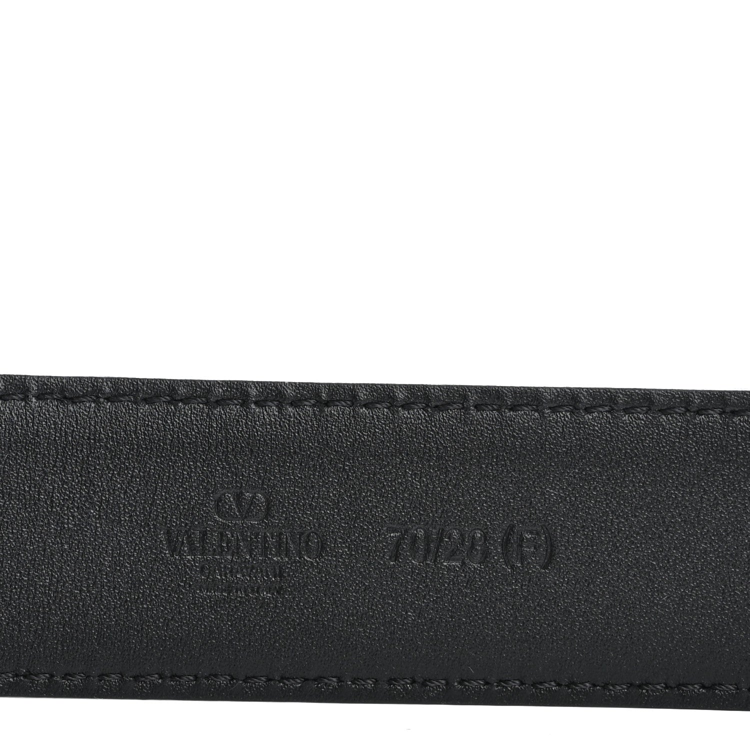 Valentino Garavani Calfskin VLogo The Bold Edition Belt 70 28 Black 4 of 5