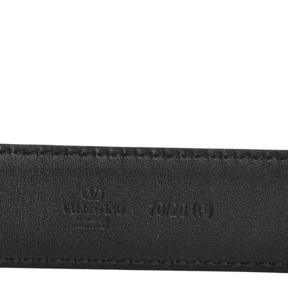 Valentino Garavani Calfskin VLogo The Bold Edition Belt 70 28 Black 4 of 5