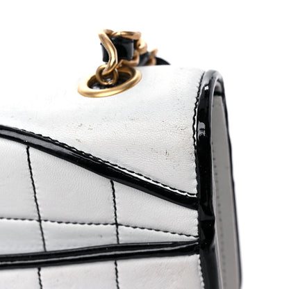 Chanel Lambskin Reissue Chocolate Bar Flap White Black 24 of 30