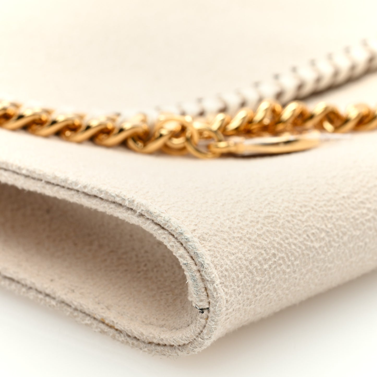 Shaggy Deer Mini Falabella Crossbody Bag Ivory