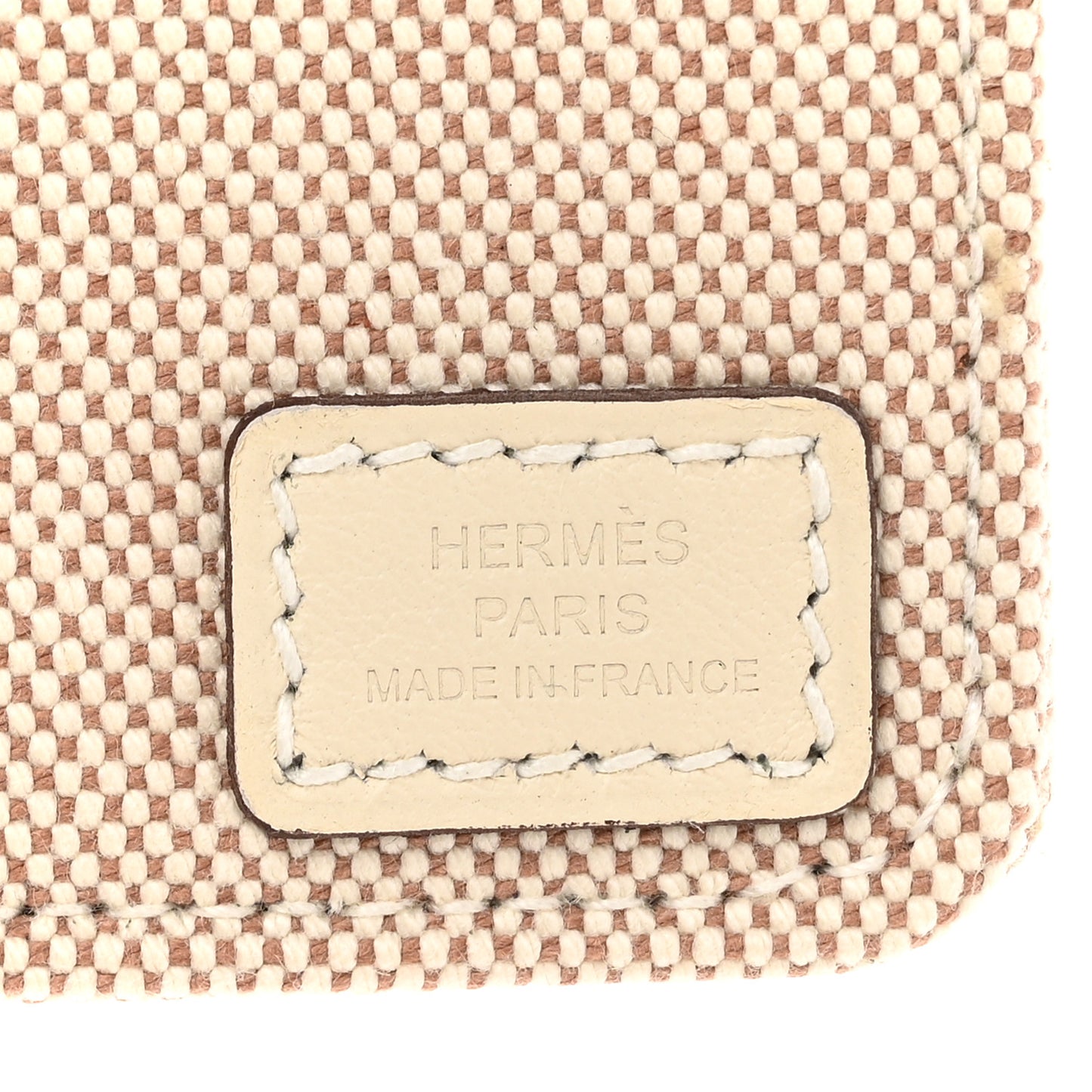 Military Toile Canvas Swift Steeple 28 Bag Ecru Gold
