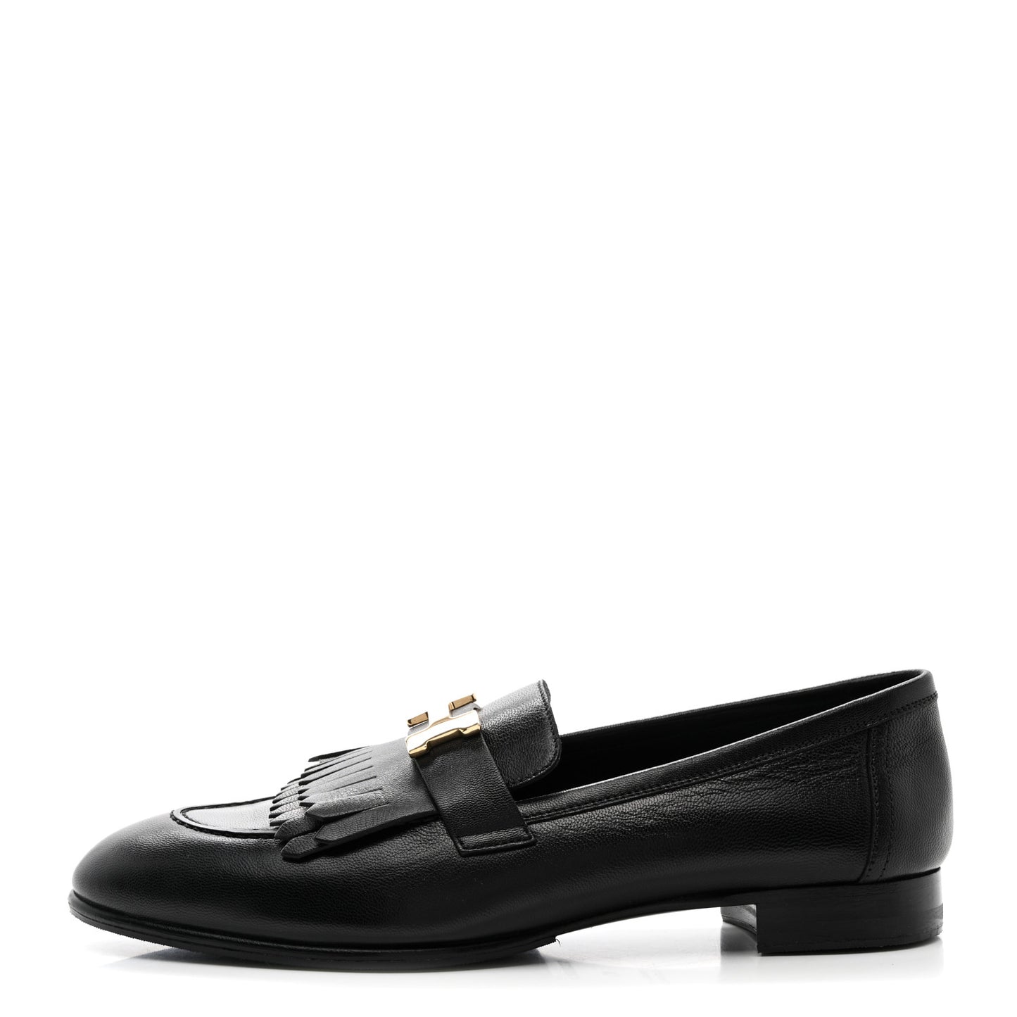 Goatskin Womens Royal Loafers 41 Black