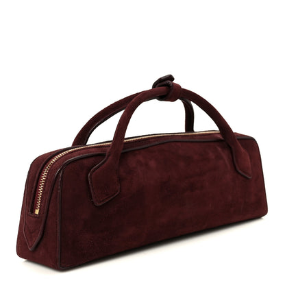 Alaia Suede Goatskin Le Teckel Clutch Rouge Grenat 4 of 11
