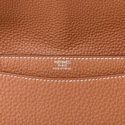 Hermes Togo Steve Light Messenger Gold 5 of 8
