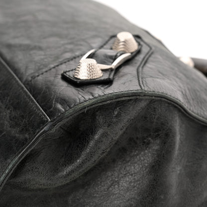 Balenciaga Agneau Giant 21 Silver Hardware Folder Black 16 of 16