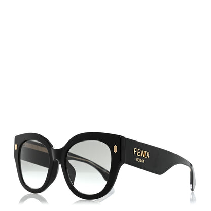 Fendi Acetate Cat Eye Sunglasses FF0452 Black 1 of 8