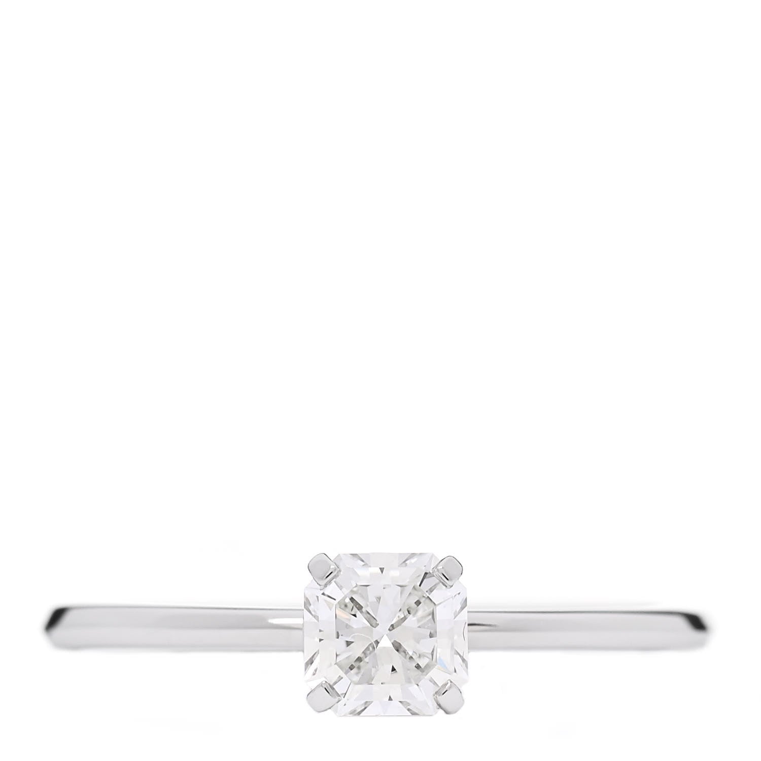 Tiffany Platinum Diamond .50ct Tiffany True Engagement Ring 54 7 1 of 7