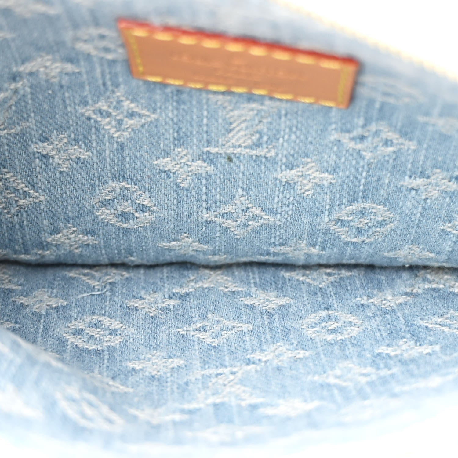 Louis Vuitton Monogram Denim CarryAll PM Sky Blue 7 of 12