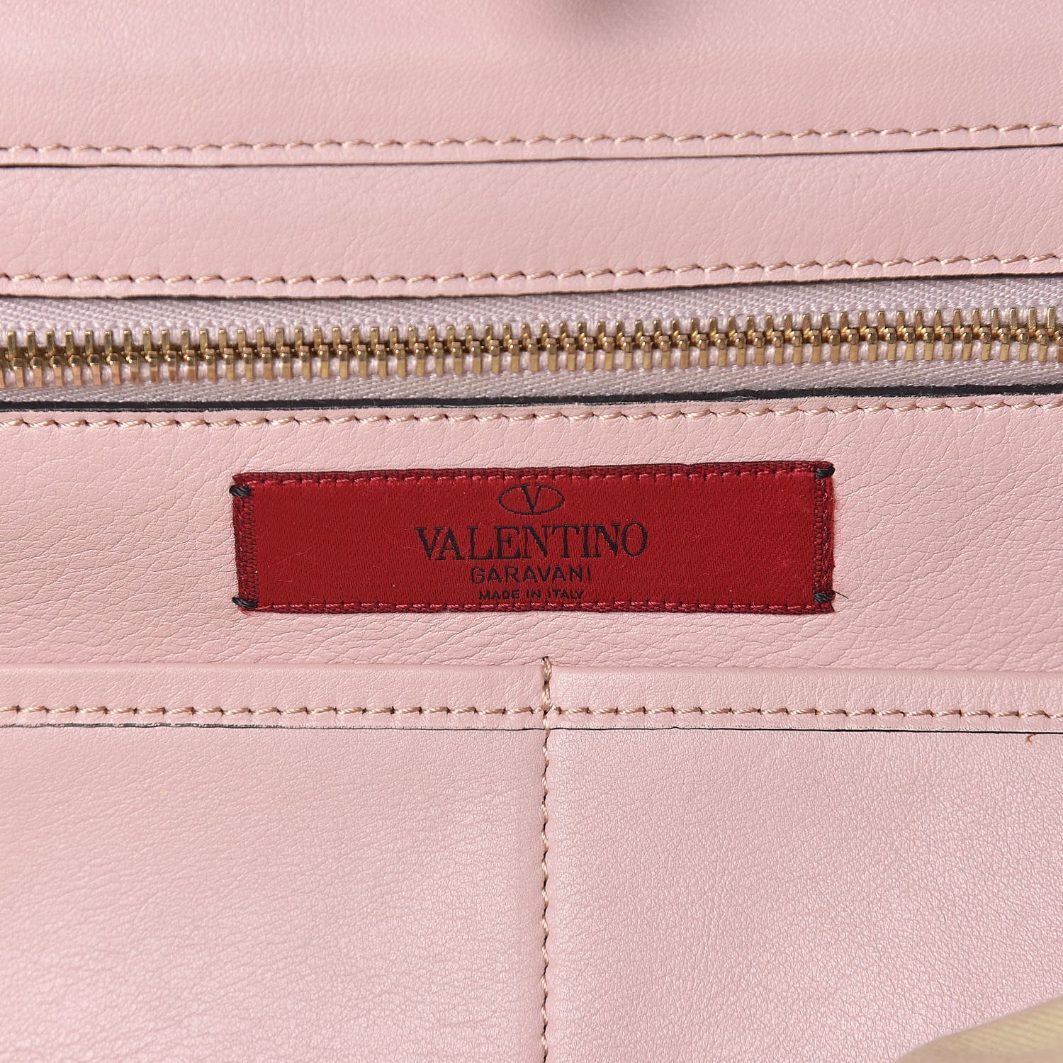 Valentino Garavani Vitello Medium Rockstud Tote Rose 6 of 16