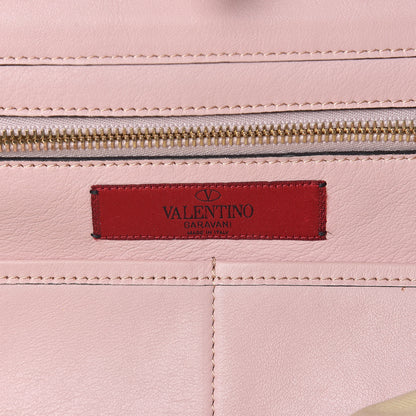 Valentino Garavani Vitello Medium Rockstud Tote Rose 6 of 16