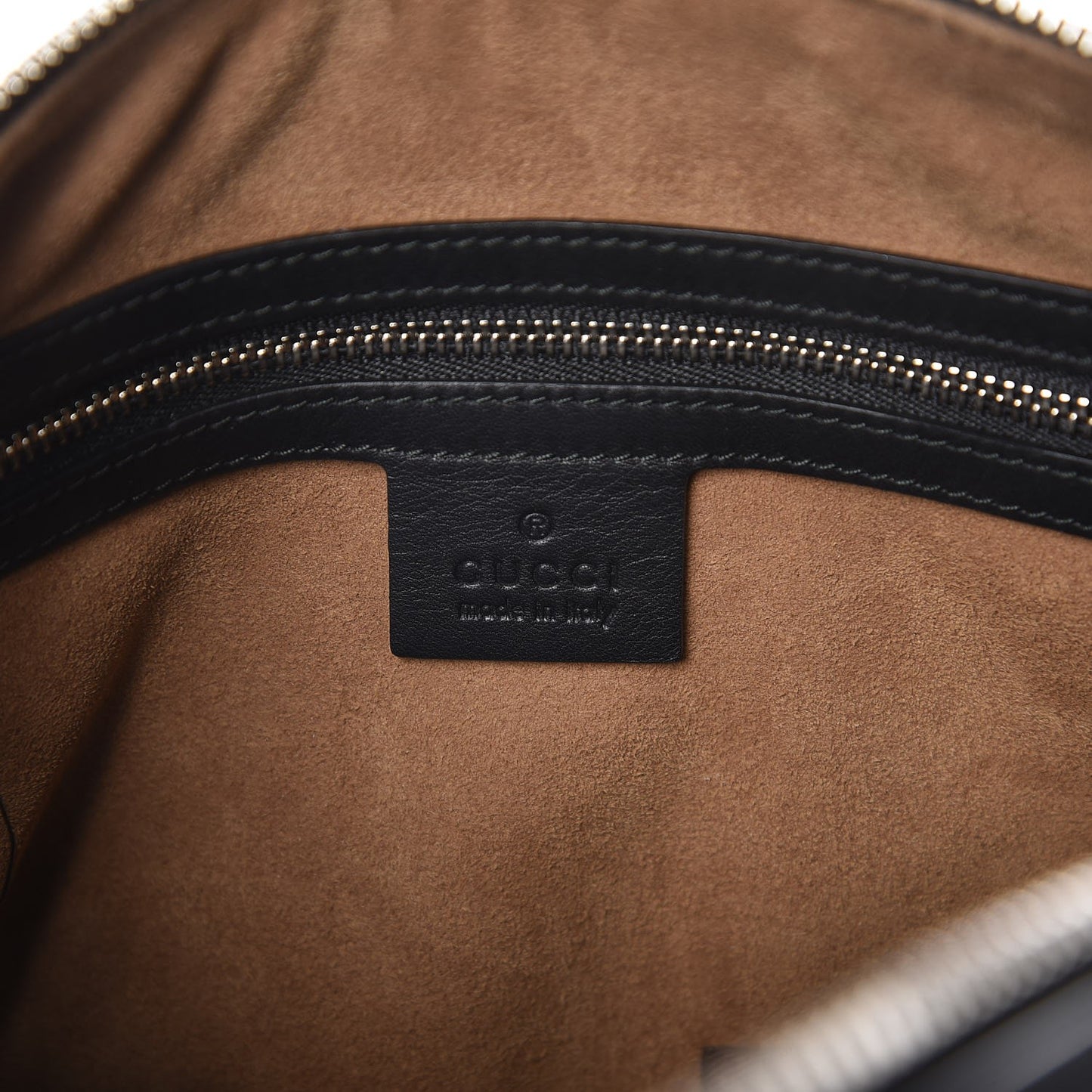 GG Supreme Monogram Arabesque Small Boston Black