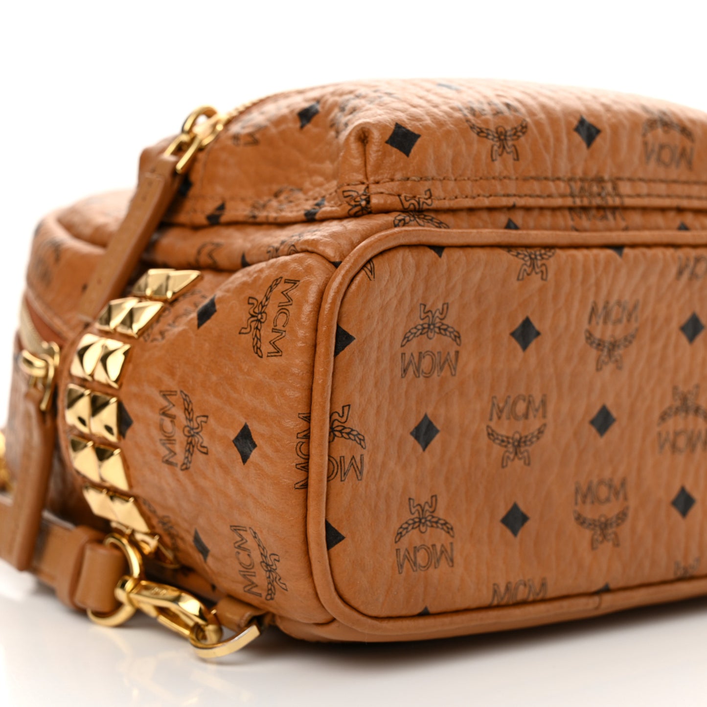 Visetos Side Stud X-Mini Stark Backpack Cognac