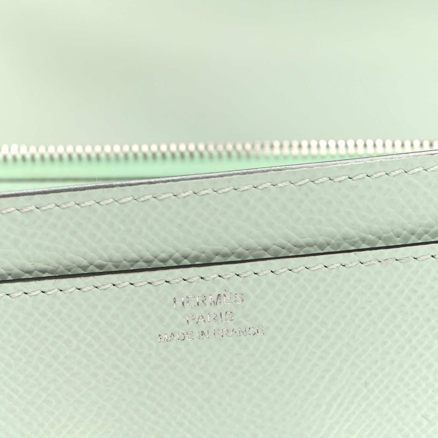 Hermes Epsom Constance Long To Go Wallet Vert Peppermint 6 of 10