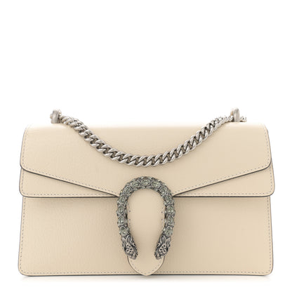 Gucci Textured Calfskin Crystal Small Dionysus Shoulder Bag Mystic White 1 of 14