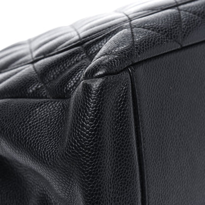 Chanel Caviar Quilted Grand Shopping Tote GST Black 16 of 28