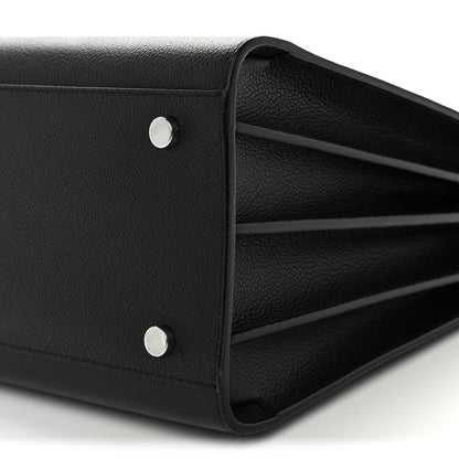 Saint Laurent Grained Calfskin Small Sac De Jour Black 9 of 9