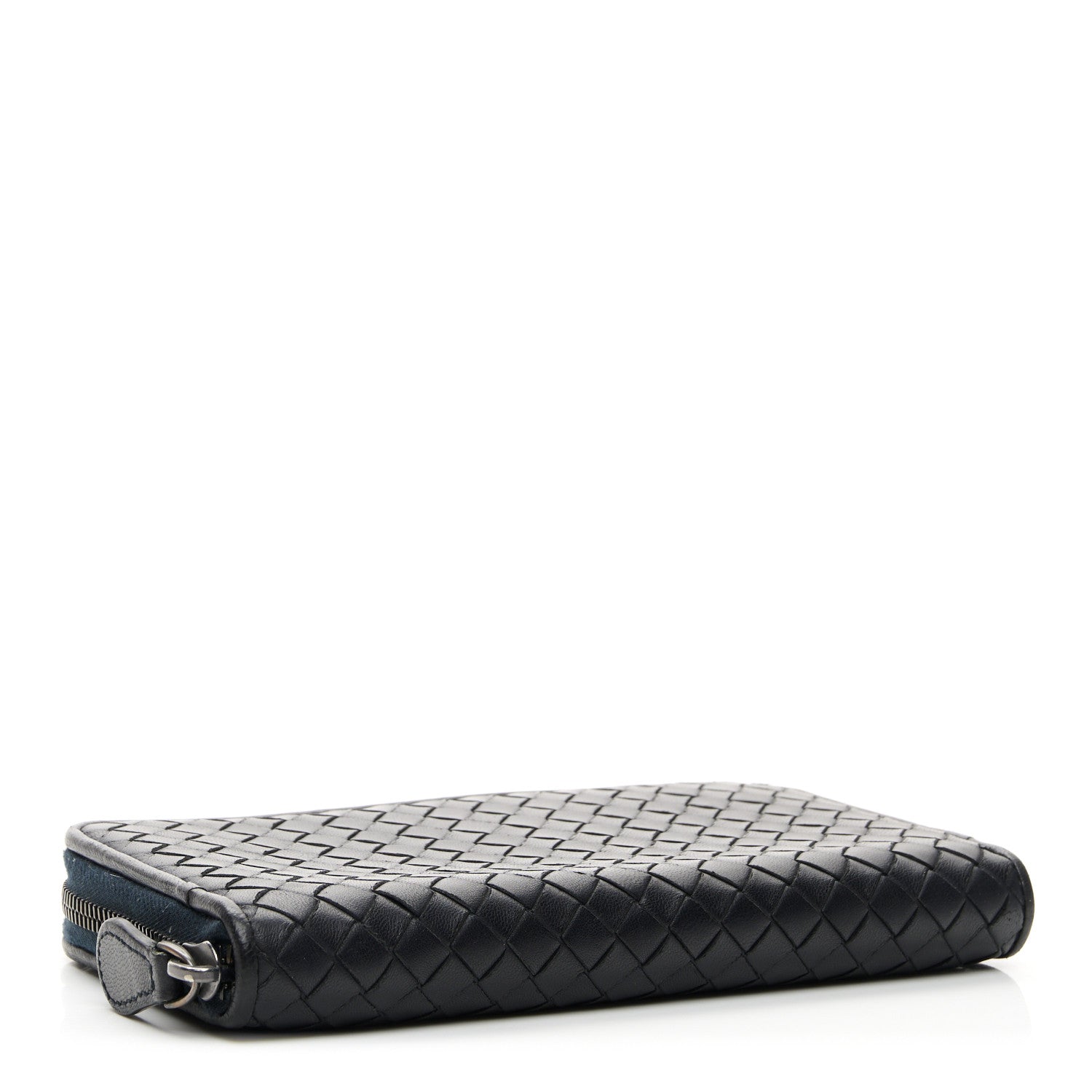 Bottega Veneta Nappa Intrecciato Zip Around Wallet Black 7 of 16