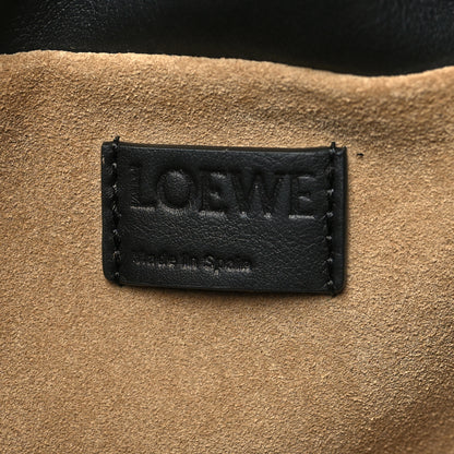 Loewe Calfskin Mini Flamenco Knot Clutch Black 6 of 9