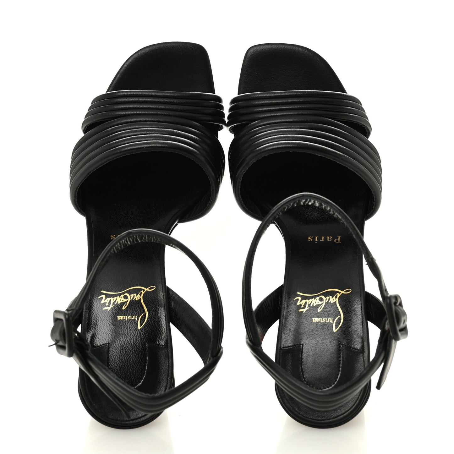 Nappa Manola 85 Sandals 39 Black