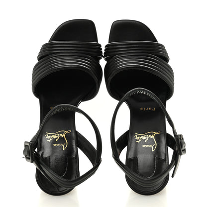 Christian Louboutin Nappa Manola 85 Sandals 39 Black 2 of 9