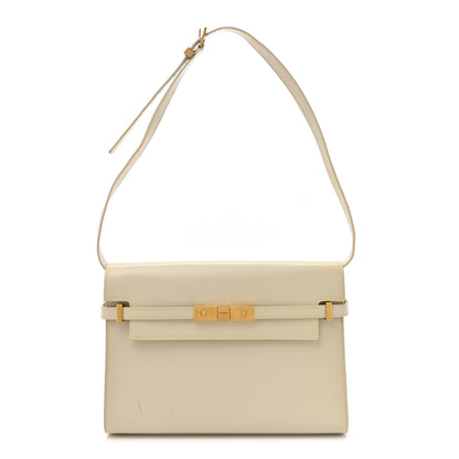 Saint Laurent Smooth Calfskin Manhattan Shoulder Bag Crema Soft 1 of 16