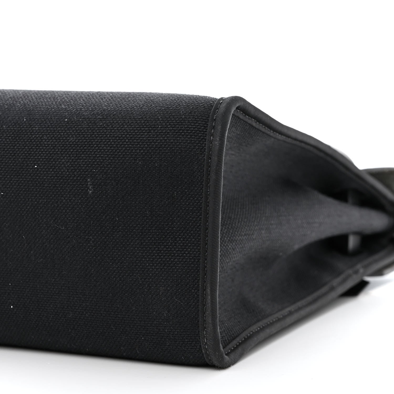 Hermes Military Toile Vache Hunter Herbag Zip PM 31 Black 12 of 13