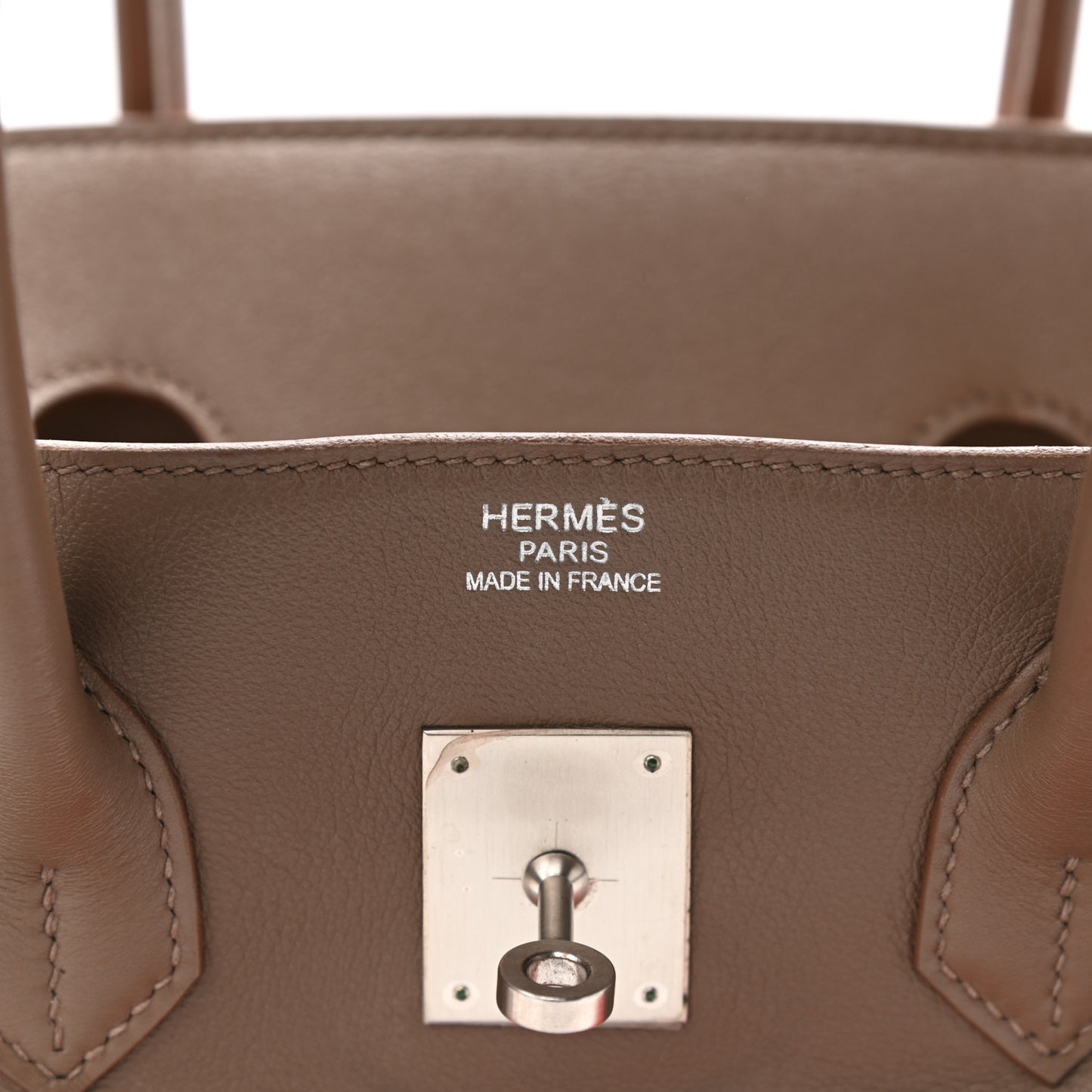 Taurillon Clemence Swift Tri-Color Birkin 35 Rose Jaipur Argile Etoupe