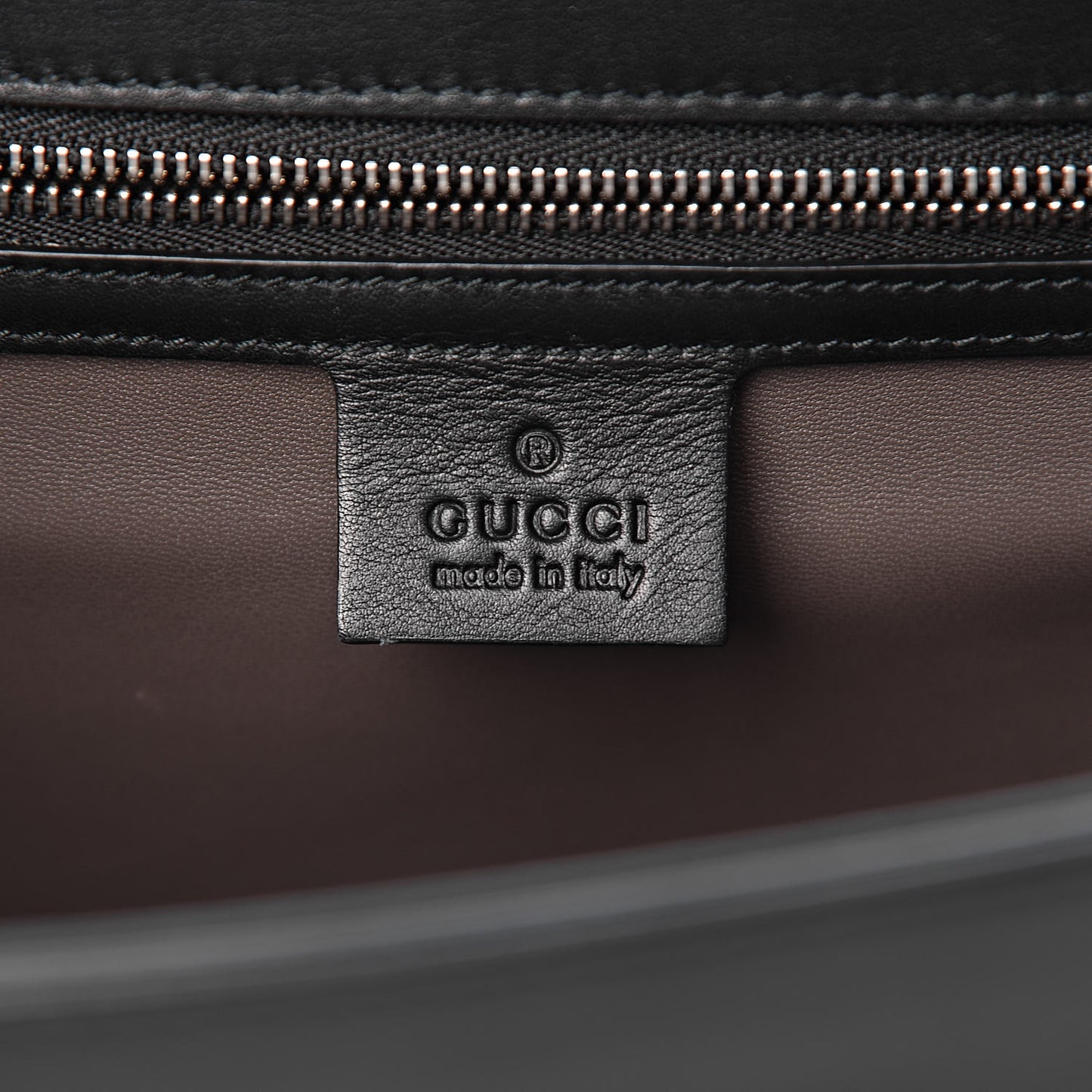 Moon Calfskin Medium Interlocking G Shoulder Bag Black