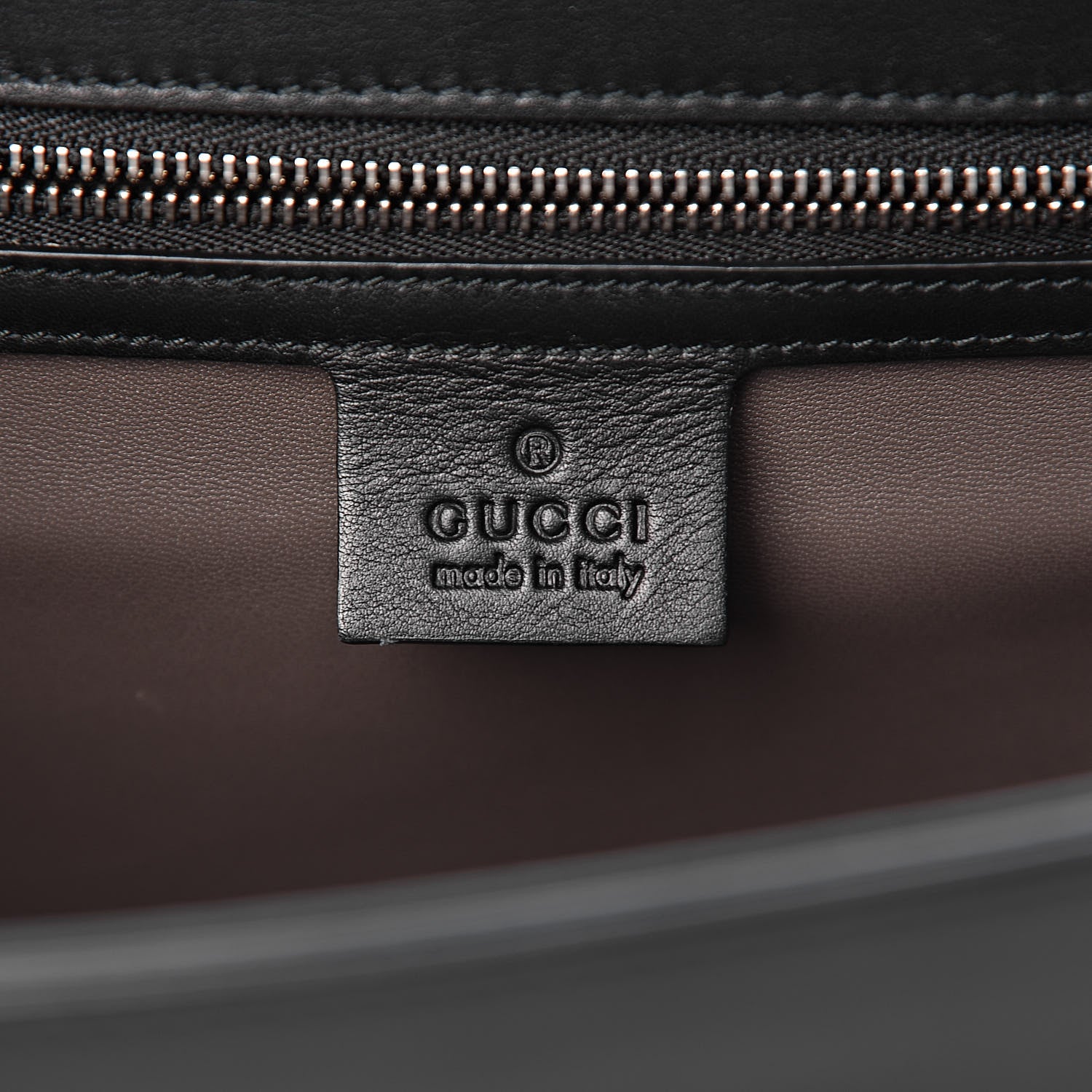 Gucci Moon Calfskin Medium Interlocking G Shoulder Bag Black 6 of 12
