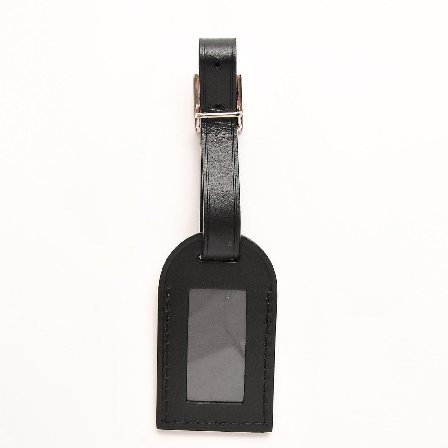 Calfskin Luggage Tag Black