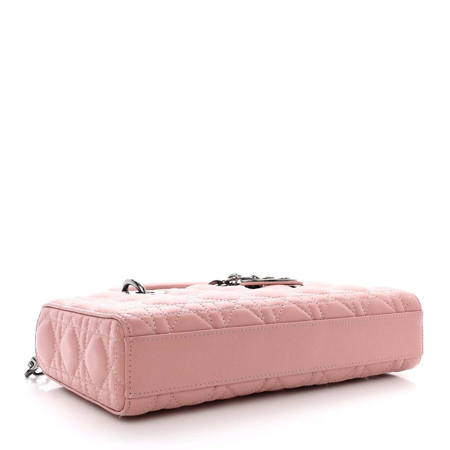 Lambskin Cannage Medium Lady D-Joy Old Rose