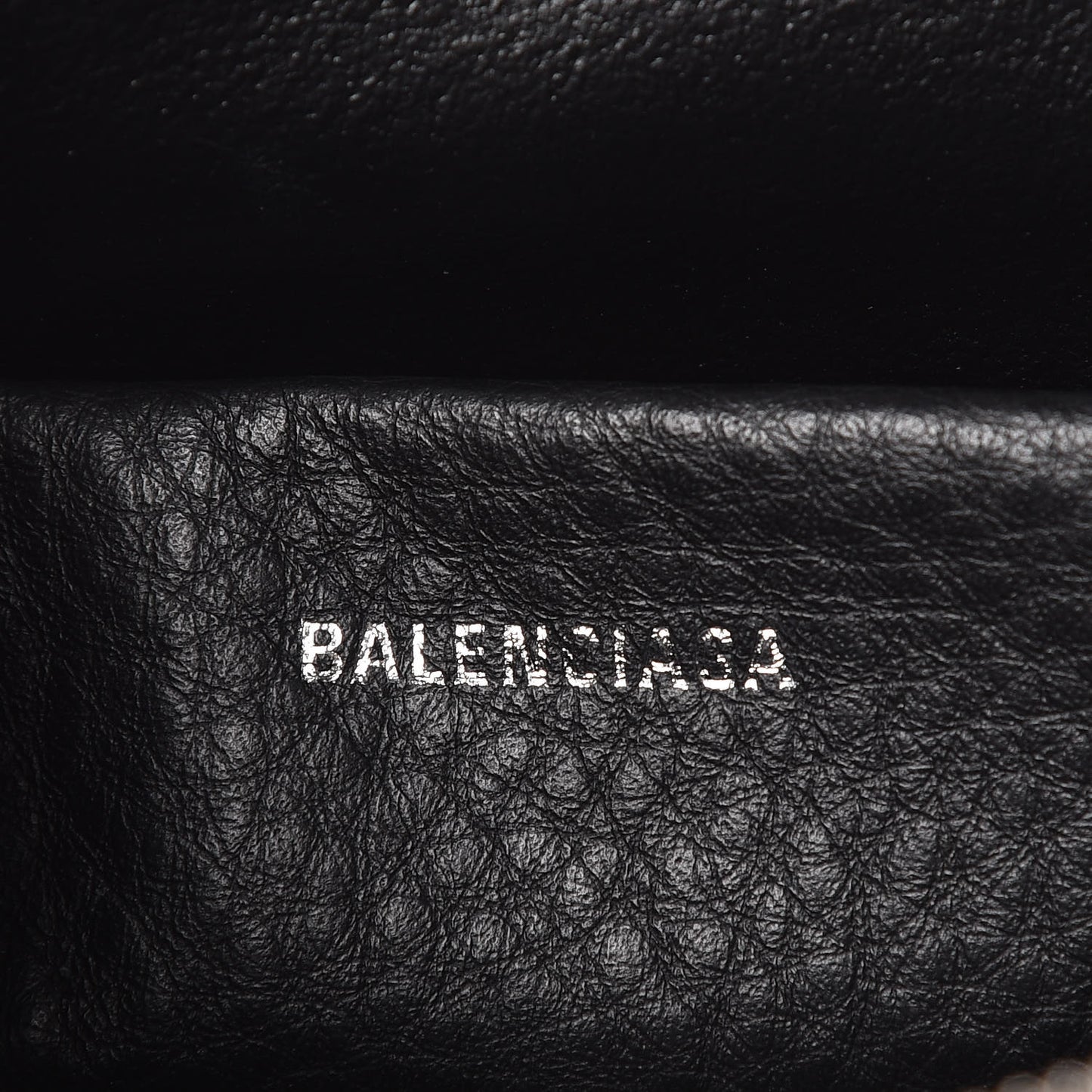 Calfskin Logo S Everyday Camera Bag Black