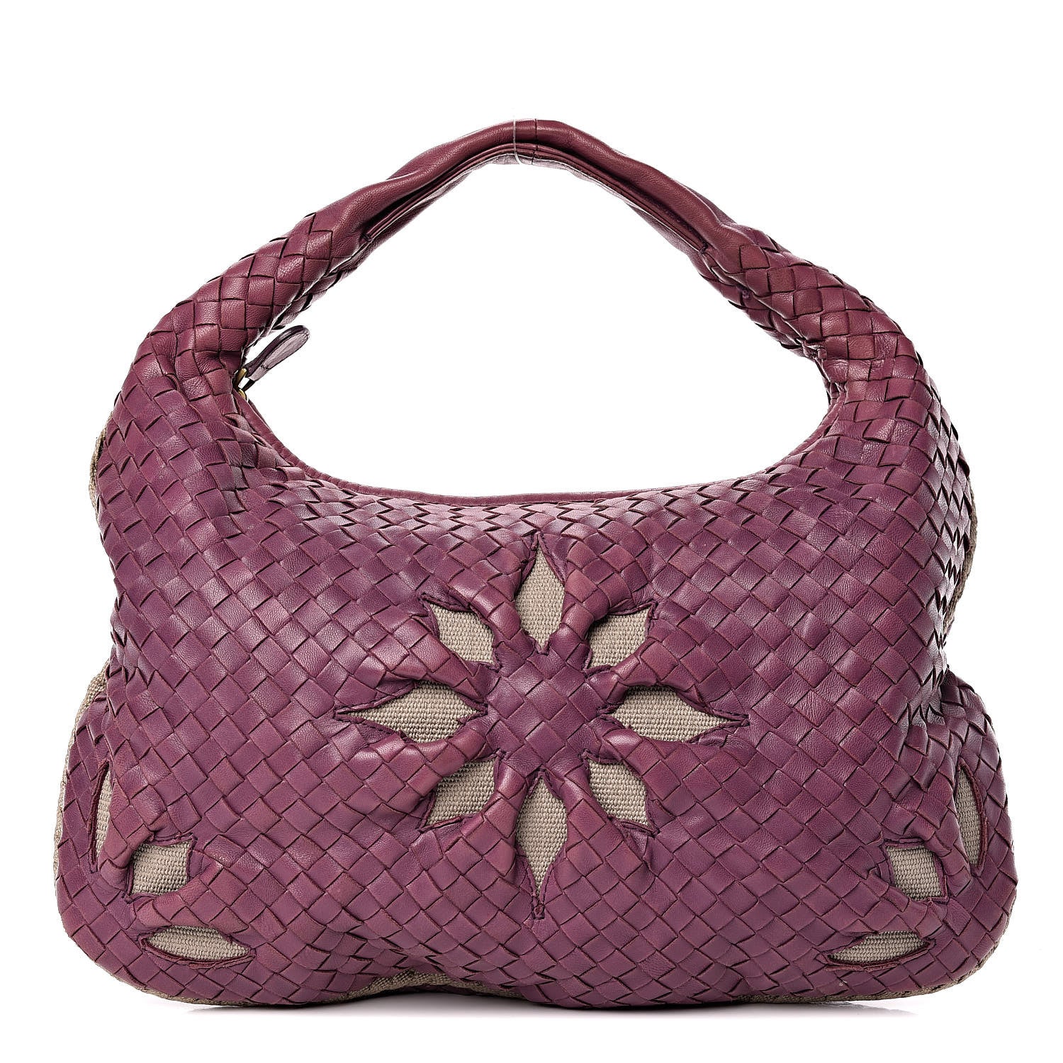 Bottega Veneta Nappa Intrecciato Flower Medium Veneta Hobo 1 of 11