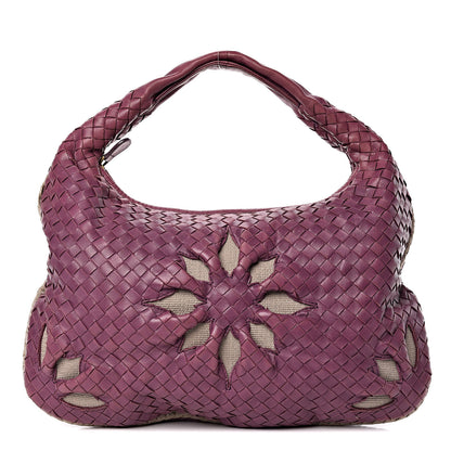 Bottega Veneta Nappa Intrecciato Flower Medium Veneta Hobo 1 of 11