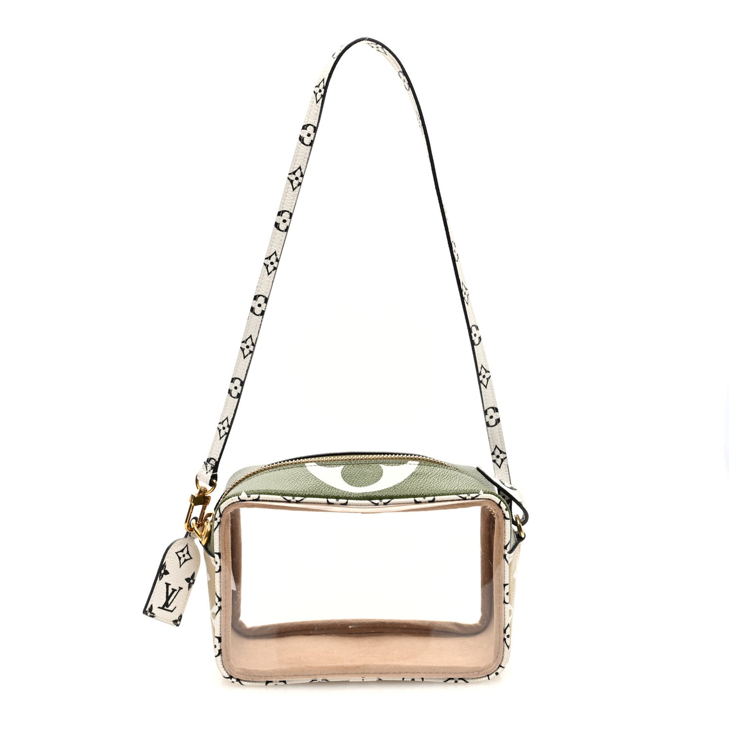 Monogram Giant Beach Pouch Kaki