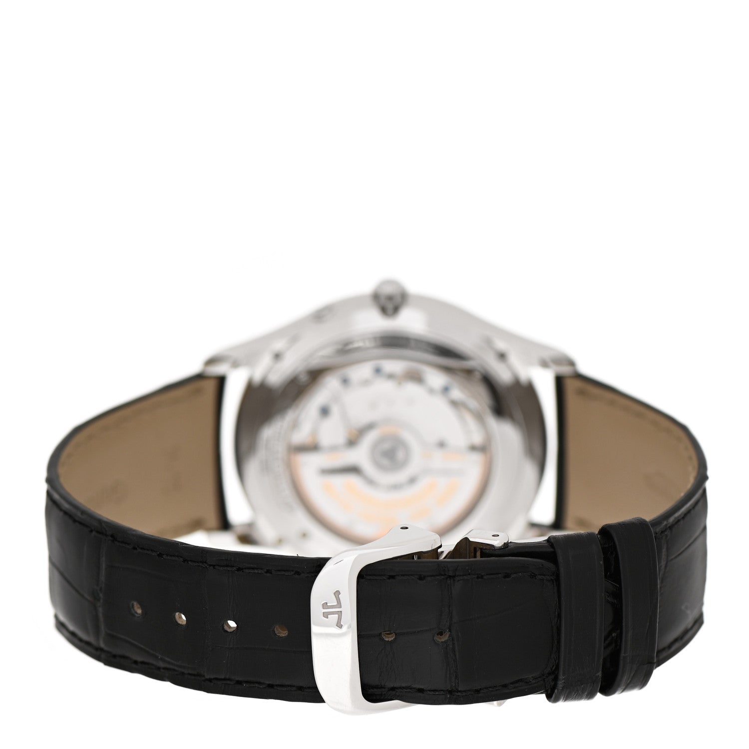 Jaeger-LeCoultre Stainless Steel Alligator 39mm Master Ultra Thin Moon Automatic Watch Q136842 3 of 5