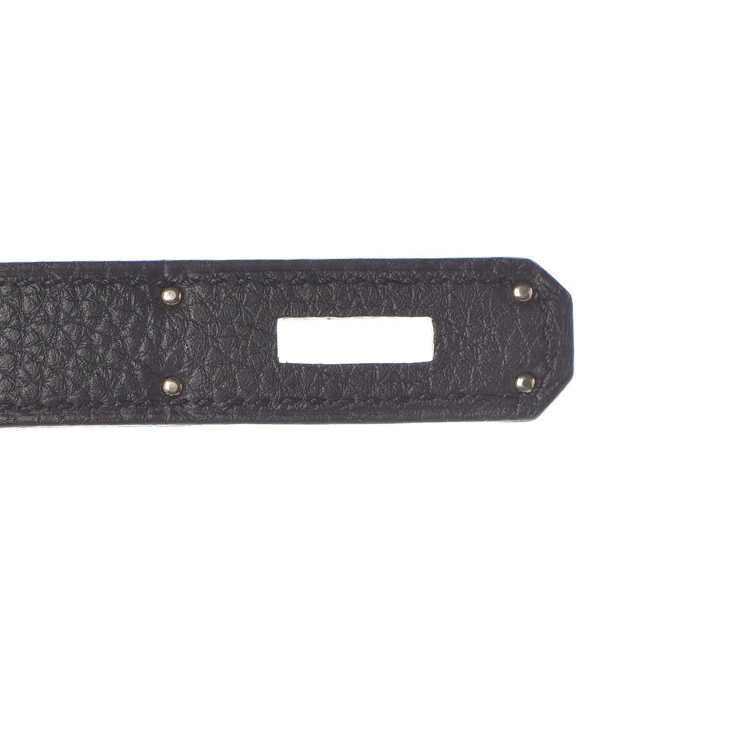Togo Verso Kelly Retourne 35 Black Bleu Agate