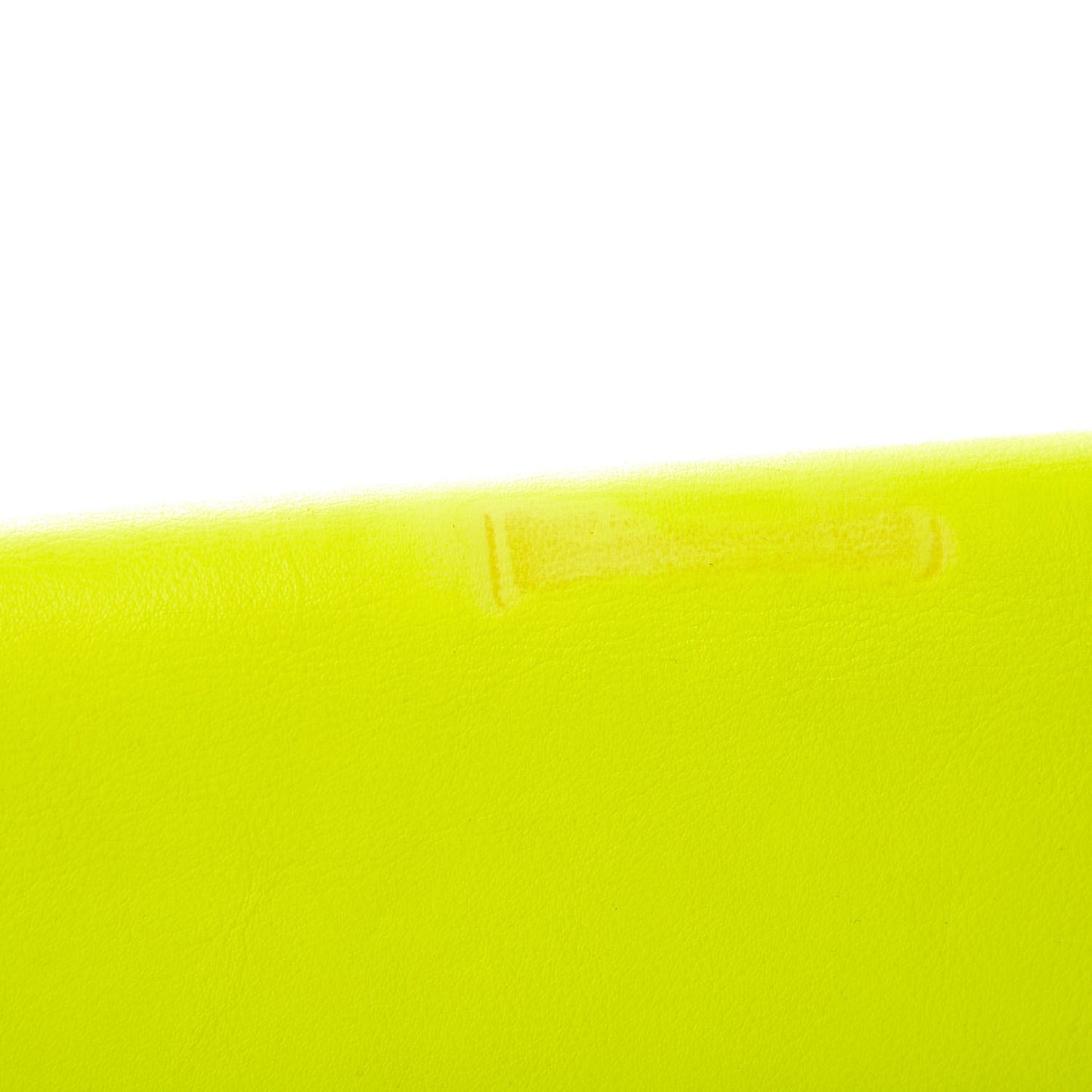 Calfskin Classic Monogram Clutch Neon Yellow