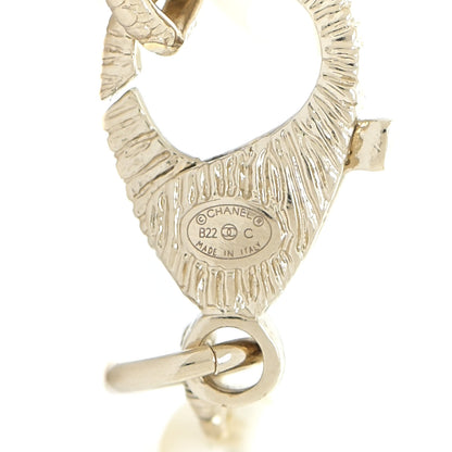 Chanel Pearl Crystal CC Bracelet Gold 5 of 6