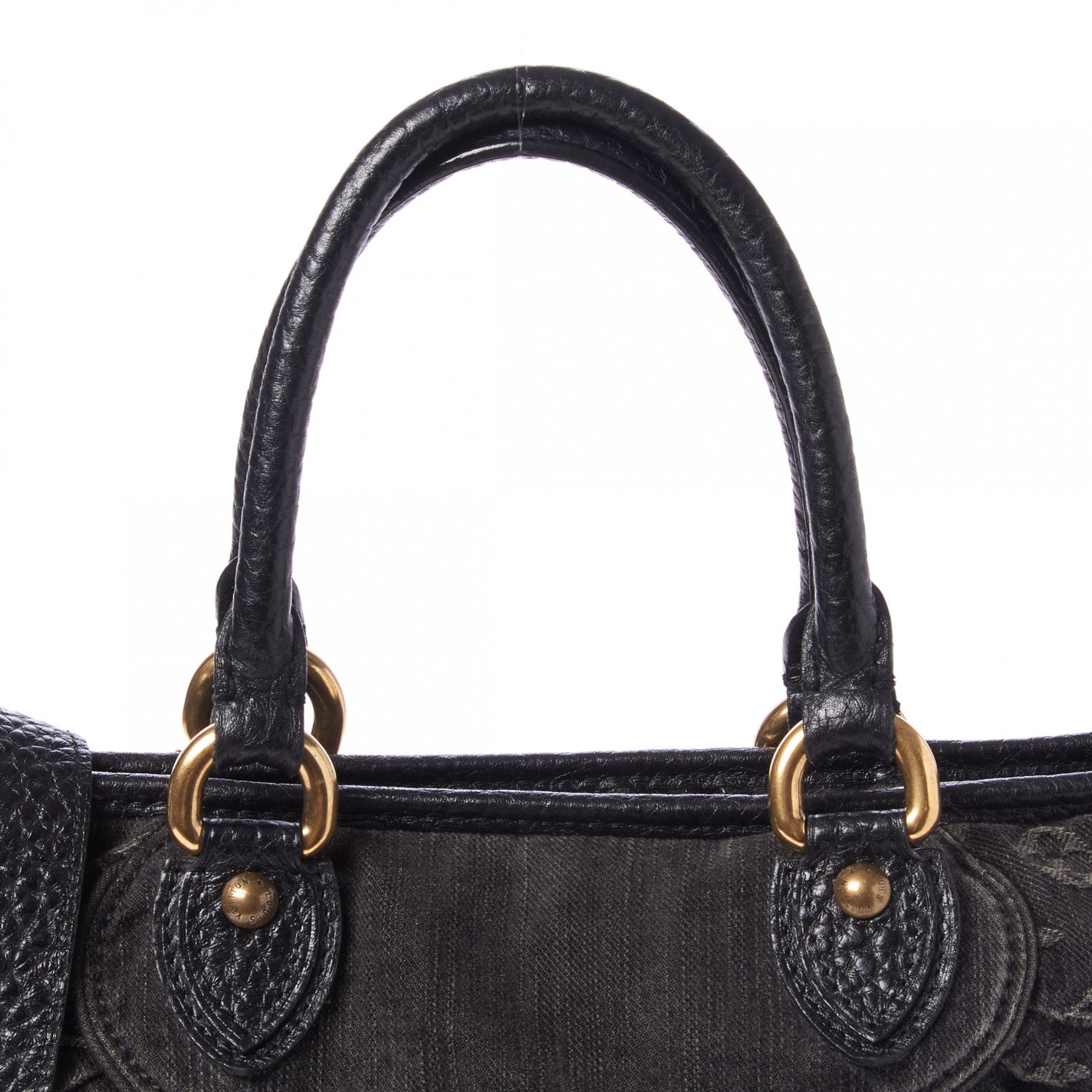 Louis Vuitton Denim Neo Cabby GM Black 7 of 8