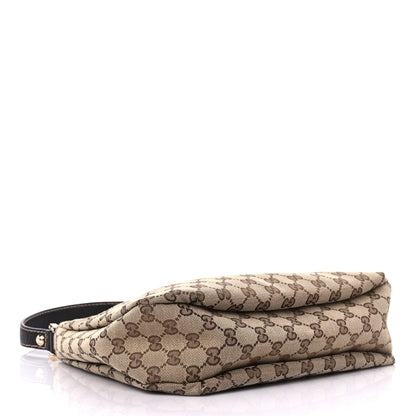 Gucci Monogram Medium New Ladies Web Hobo Dark Brown 3 of 10